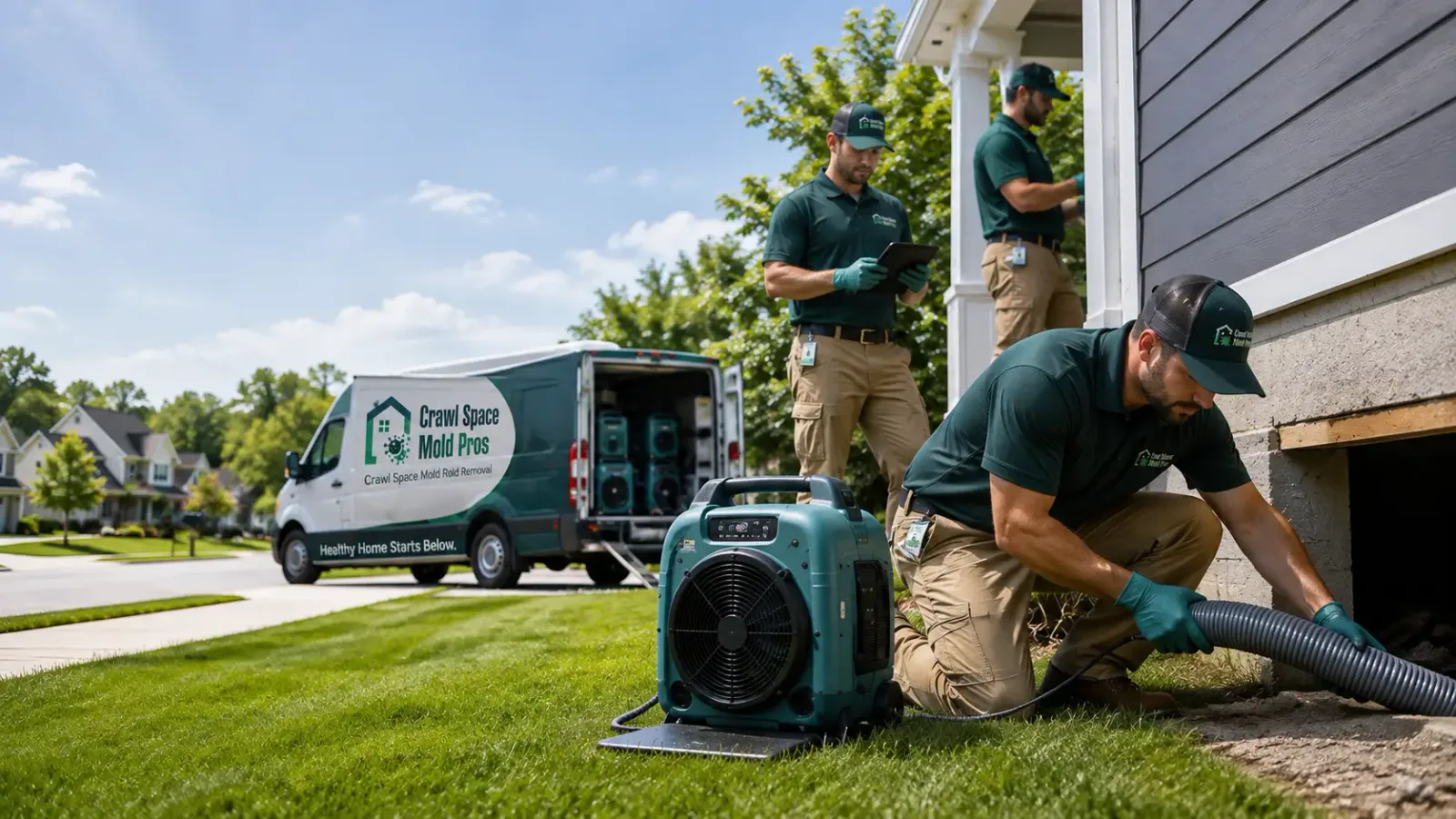 Crawl Space Mold Removal in Springville, PA